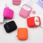 Wholesale Net Mesh Design Hybrid Protective Case Cover for Apple Airpods 2 / 1 (Red)